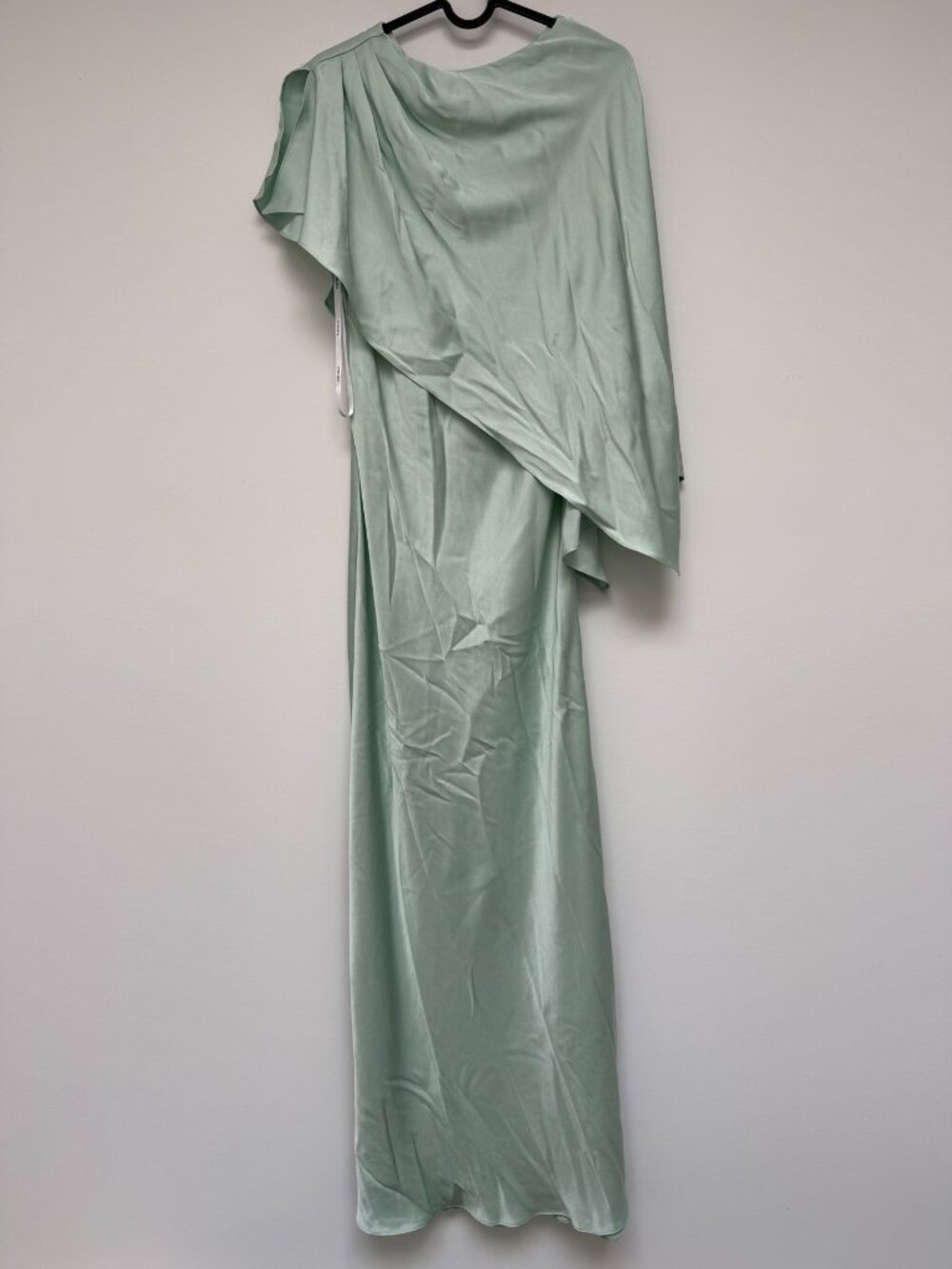 Ever New Genevieve Satin Drape Maxi Dress Sage Green - 4